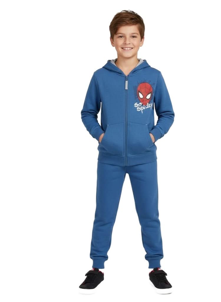 Marvel Spider-Man Blue Zip Hoodie for Boys - photo 2 - KIDS Tv Egypt