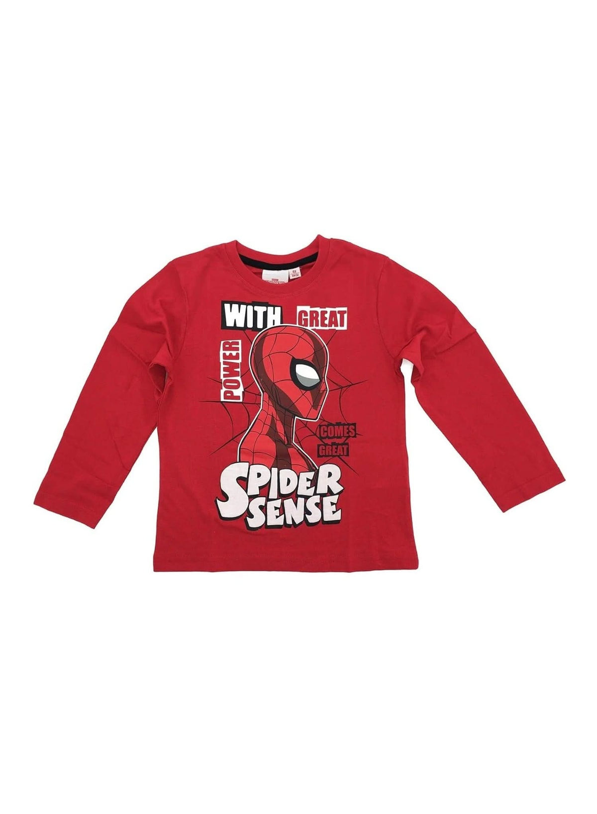 Marvel Spider-Man "Spider Sense" Red Long-Sleeve T-Shirt — Boys