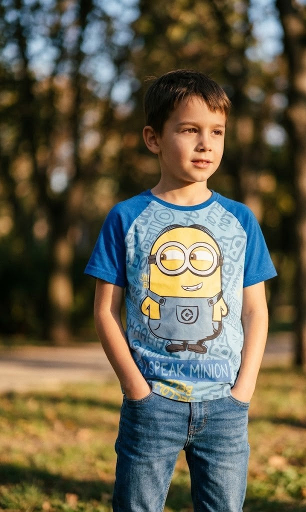 Minions Boy T-Shirt100%cotton