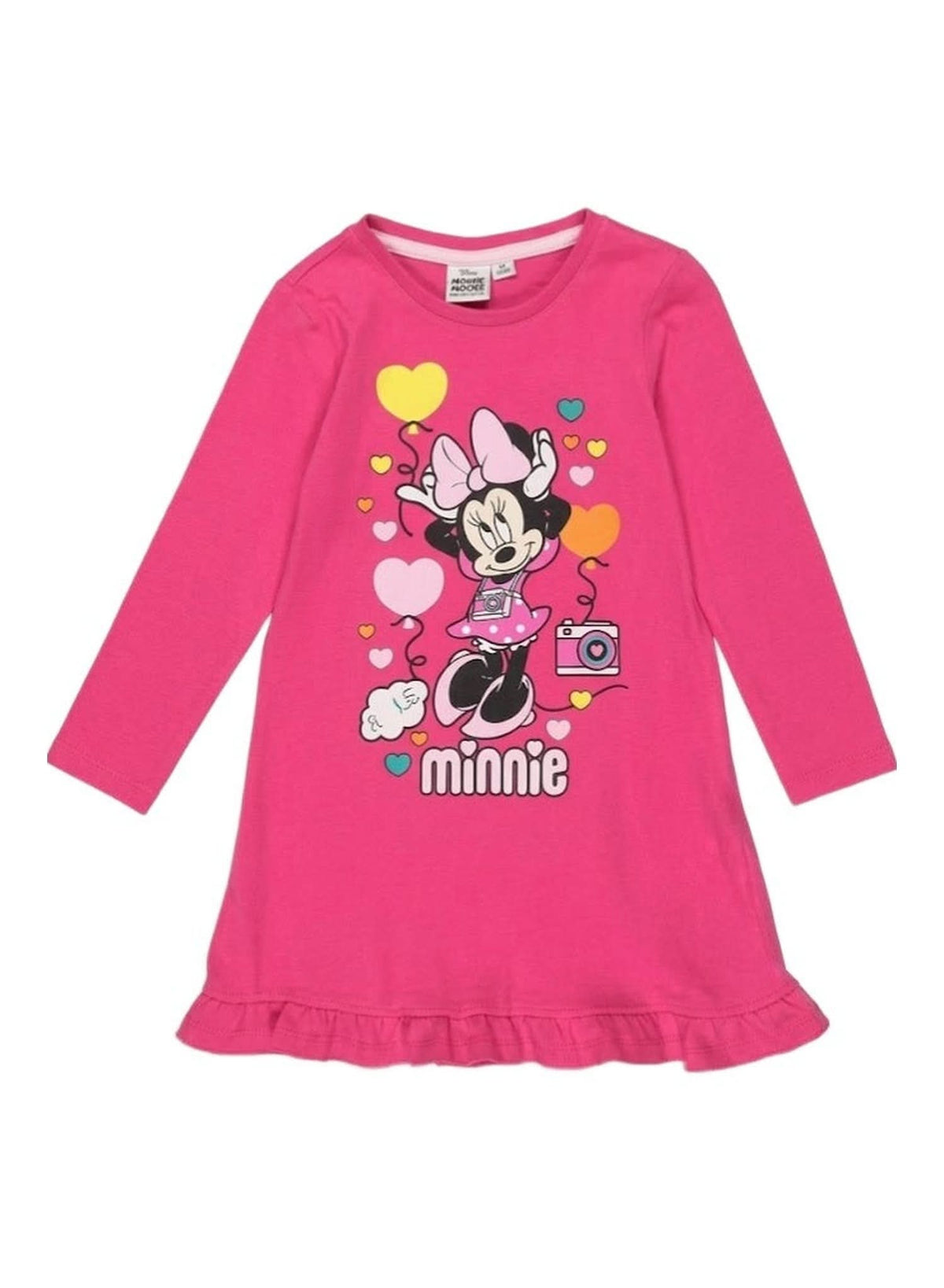 Minnie Mouse Long-Sleeve Nightgown — Girls (Style 2)