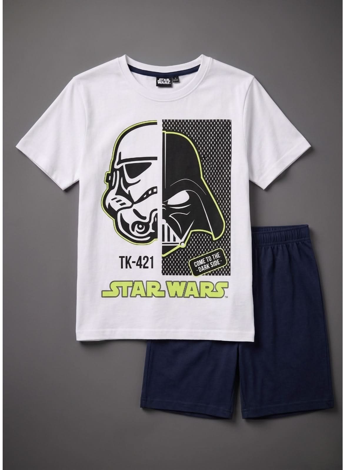 Star Wars Darth Vader Short Pyjama Set for Boys - KIDS Tv Egypt