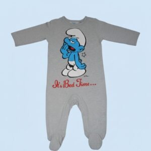 smurf cotton overalls baby boy long sleeve by kids tv
