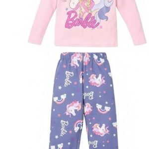 barbie pajama long sleeves set by kids tv